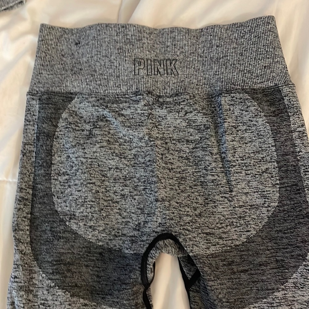 PINK SEAMLESS Grey Athletic Leggings